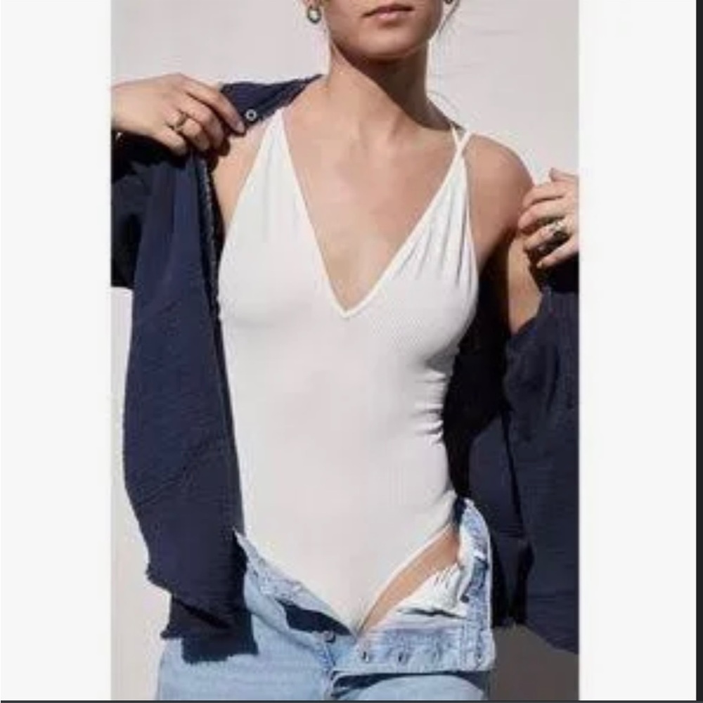 Free People T-Back Seamless Bodysuit